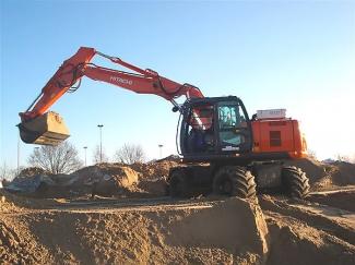 Колесный экскаватор HITACHI ZX170W-3